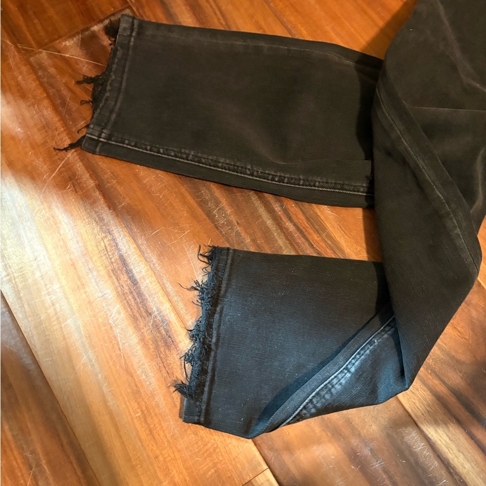 VERVET by Flying Monkey Haylie High Rise  Distressed Black Jeans 32‎ NWT (0770) - Picture 8 of 9